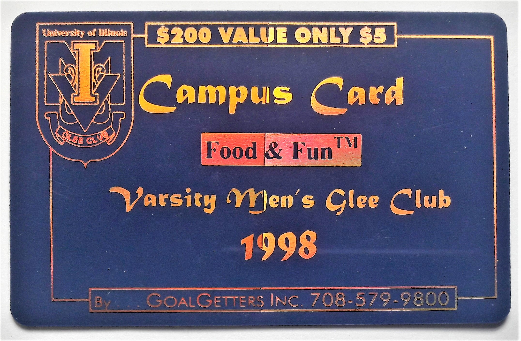 University fundraising cards