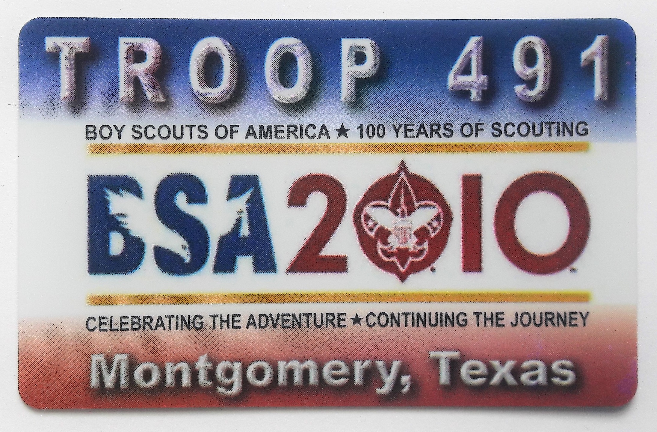 boy scouts fundraising cards